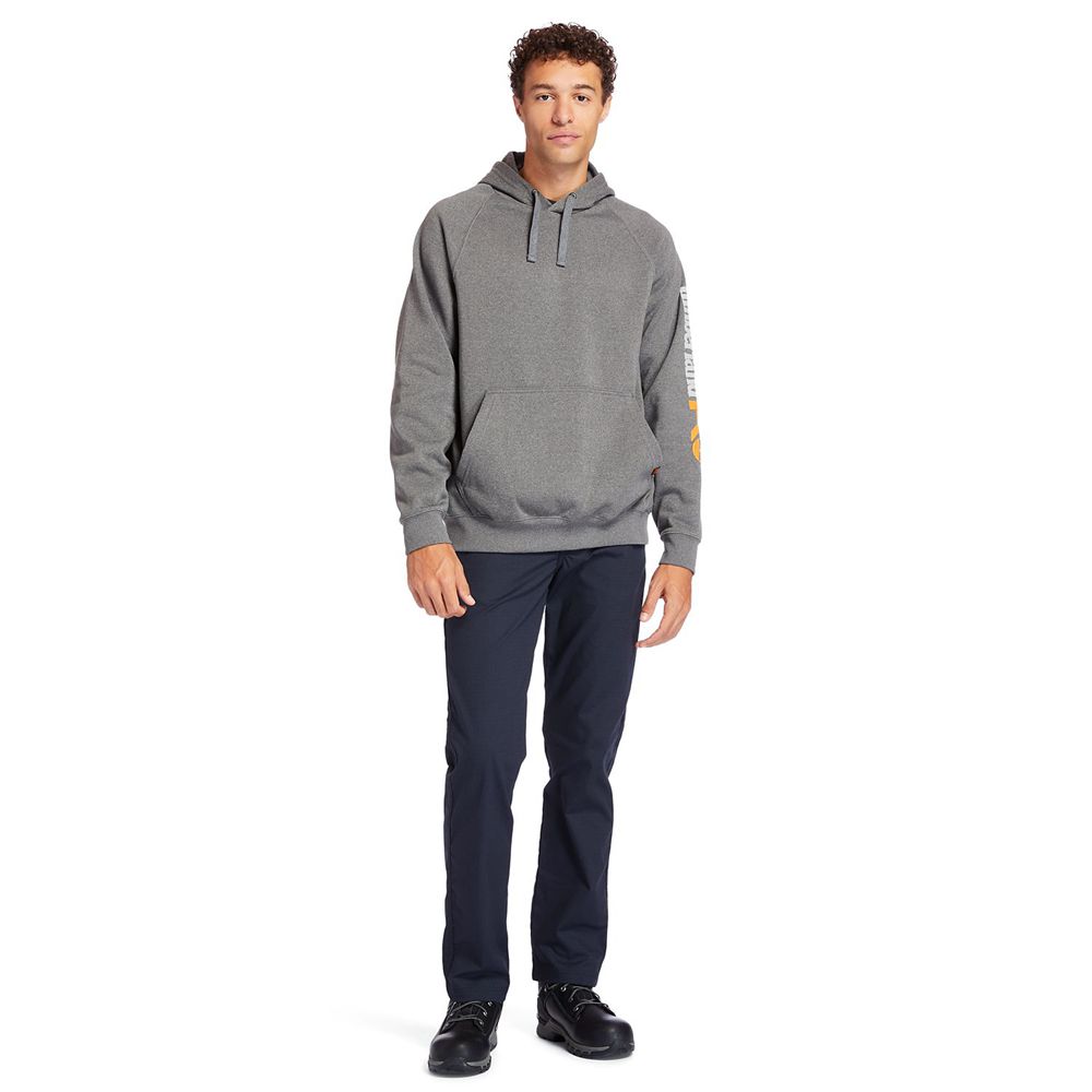 Sudadera Timberland Hombre Pro® Hood Honcho Sport Hoodie Gris Oscuro - Chile XFN-209168